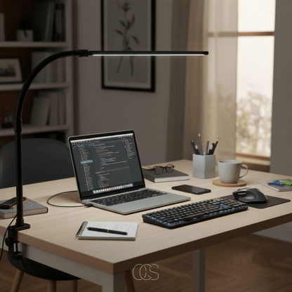 Dimmable Desk Lamp — 3 Color Modes LED 1200lm Flexible Neck 5