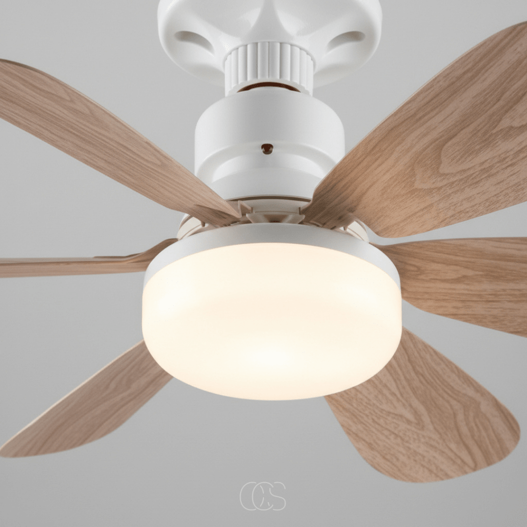 LED Ceiling Fan Dimmable with Remote Control — 6 Blades 40W 2
