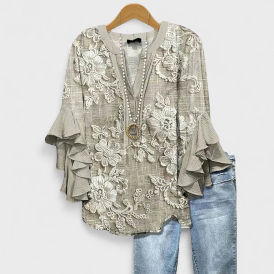 Blusa Leggera da Giorno Donna Elegante e Traspirante