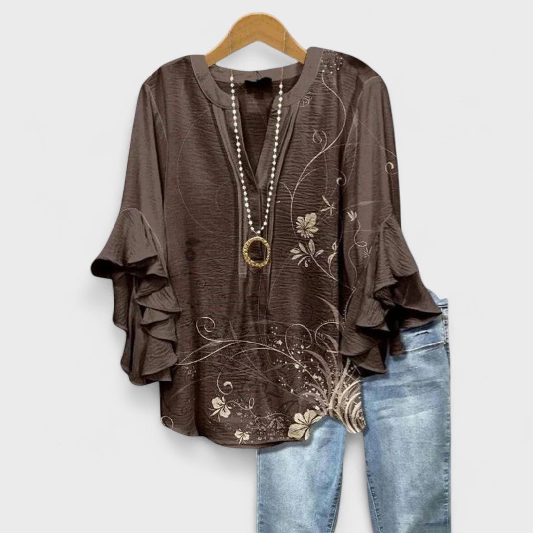 Blusa Leggera da Giorno Donna Elegante e Traspirante