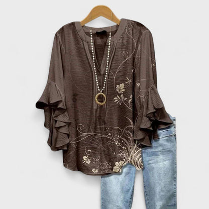 Blusa Leggera da Giorno Donna Elegante e Traspirante