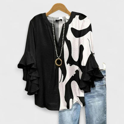 Blusa Leggera da Giorno Donna Elegante e Traspirante