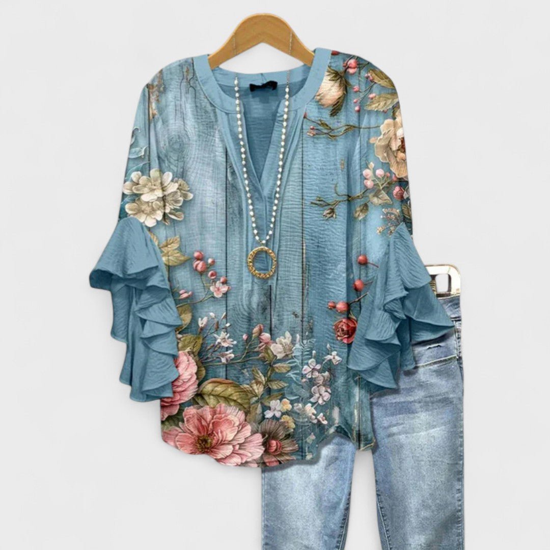 Blusa Leggera da Giorno Donna Elegante e Traspirante