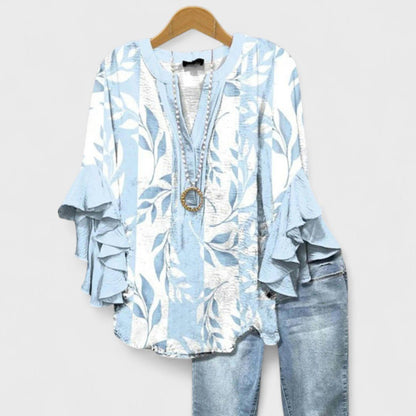 Blusa Leggera da Giorno Donna Elegante e Traspirante