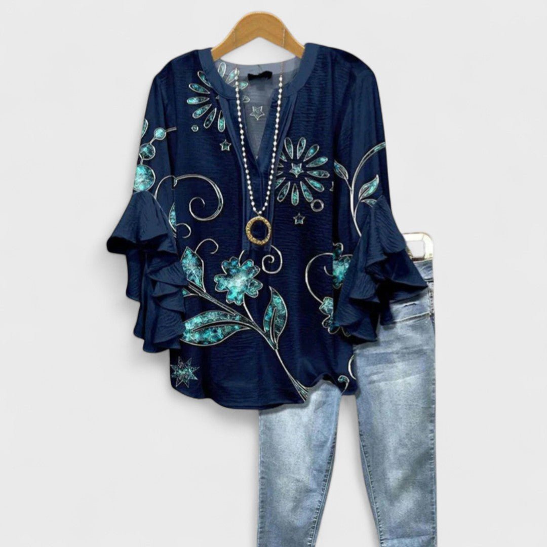 Blusa Leggera da Giorno Donna Elegante e Traspirante