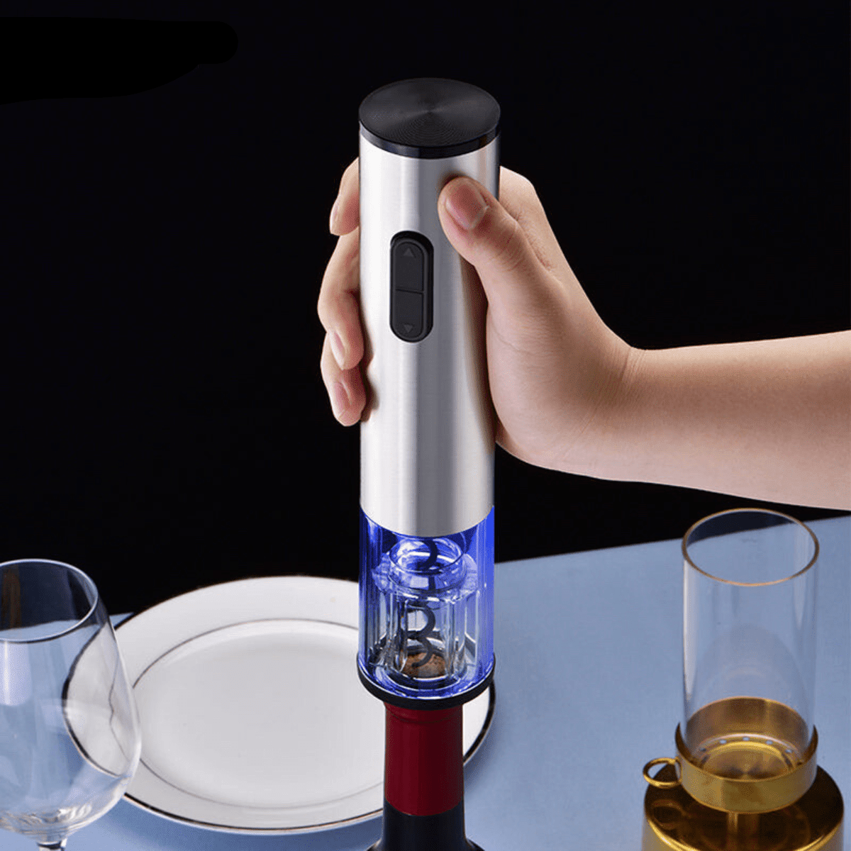 Vinolux 4-in-1 Electric Wine Opener Set with Accessories 3