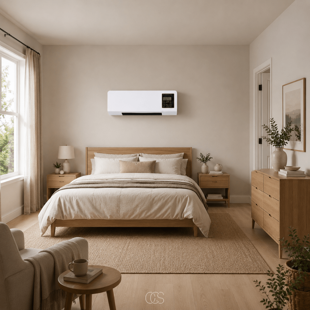 Wall-Mounted Fan Heater with Remote Control & Timer 3