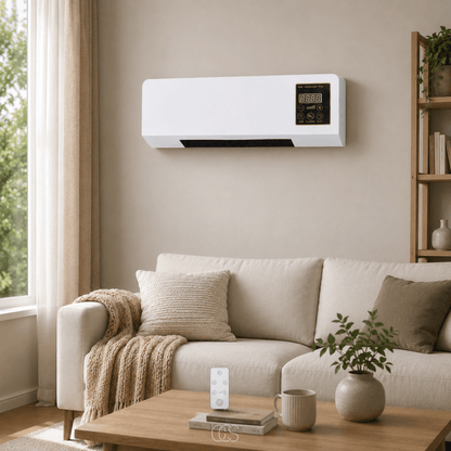 Wall-Mounted Fan Heater with Remote Control & Timer 4