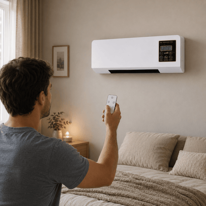 Wall-Mounted Fan Heater with Remote Control & Timer 6