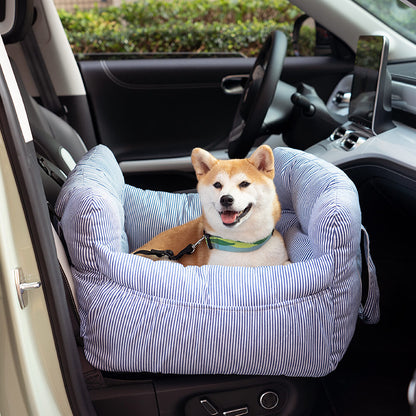 Cuccia Auto per Cani con Fodera Lavabile e Cinture Regolabili