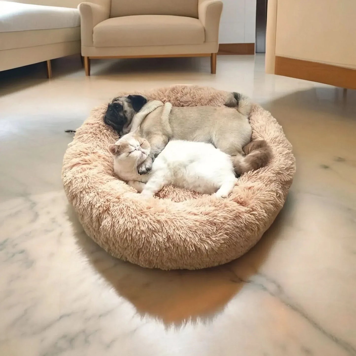 Cuccia Calmante Ortopedica per Cani Lavabile Antistress