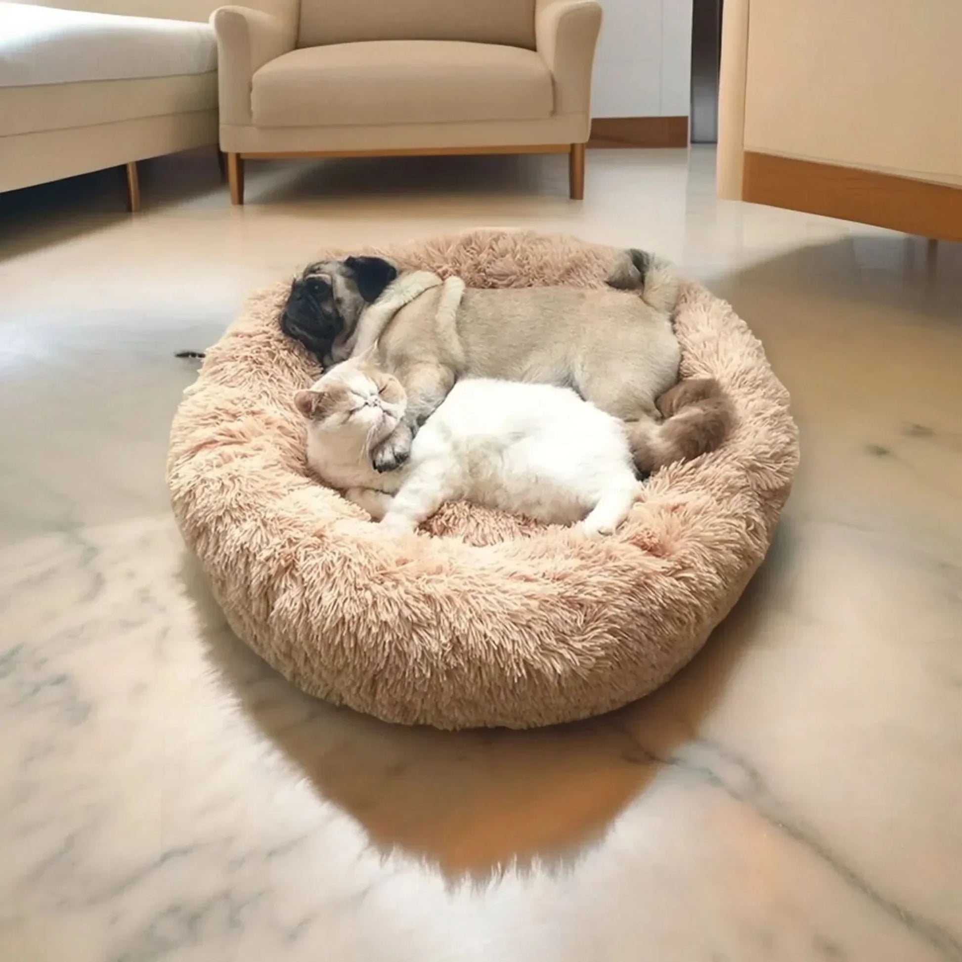 Cuccia Calmante Ortopedica per Cani Lavabile Antistress
