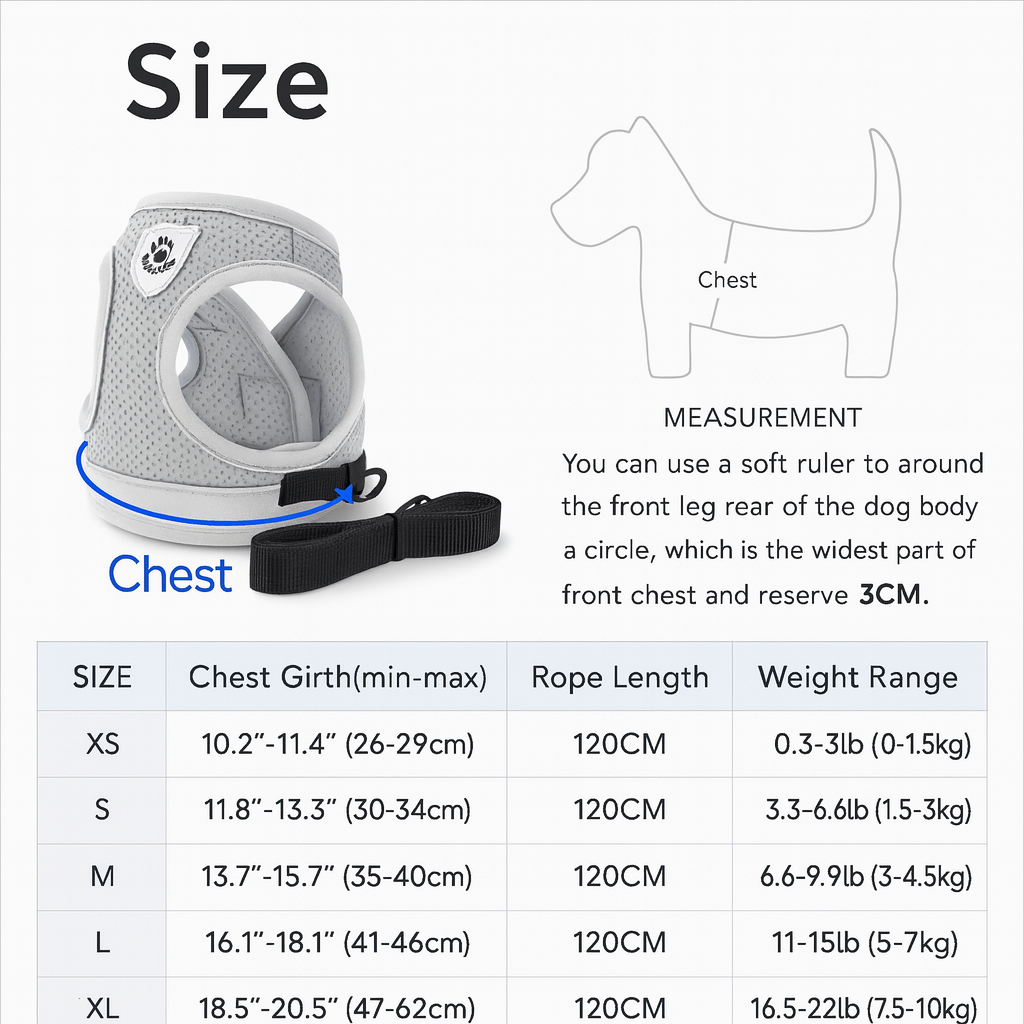 Verstelbaar Ademend en Lumineus Kattenharnas met Lijn