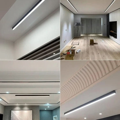 Minimalistische LED Plafondlamp in Aluminium voor Moderne Verlichting