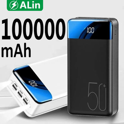 Powerbank 100.000 mAh - Super Snelle en Draagbare Oplading