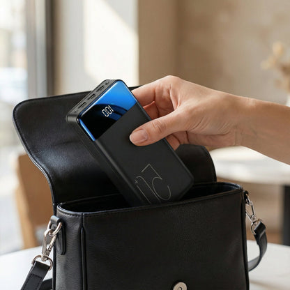 Power Bank 100.000 mAh | Caricabatterie Portatile con Display LED | Ricarica Rapida per Cellulare e Dispositivi Elettronici 3