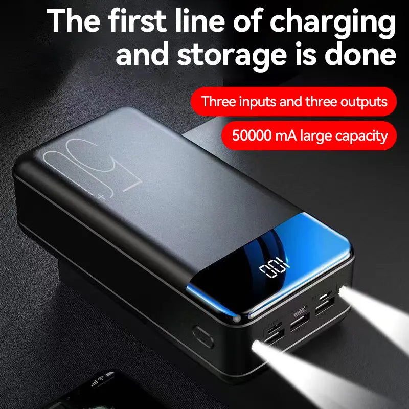 Power Bank 100.000 mAh | Caricabatterie Portatile con Display LED | Ricarica Rapida per Cellulare e Dispositivi Elettronici 7