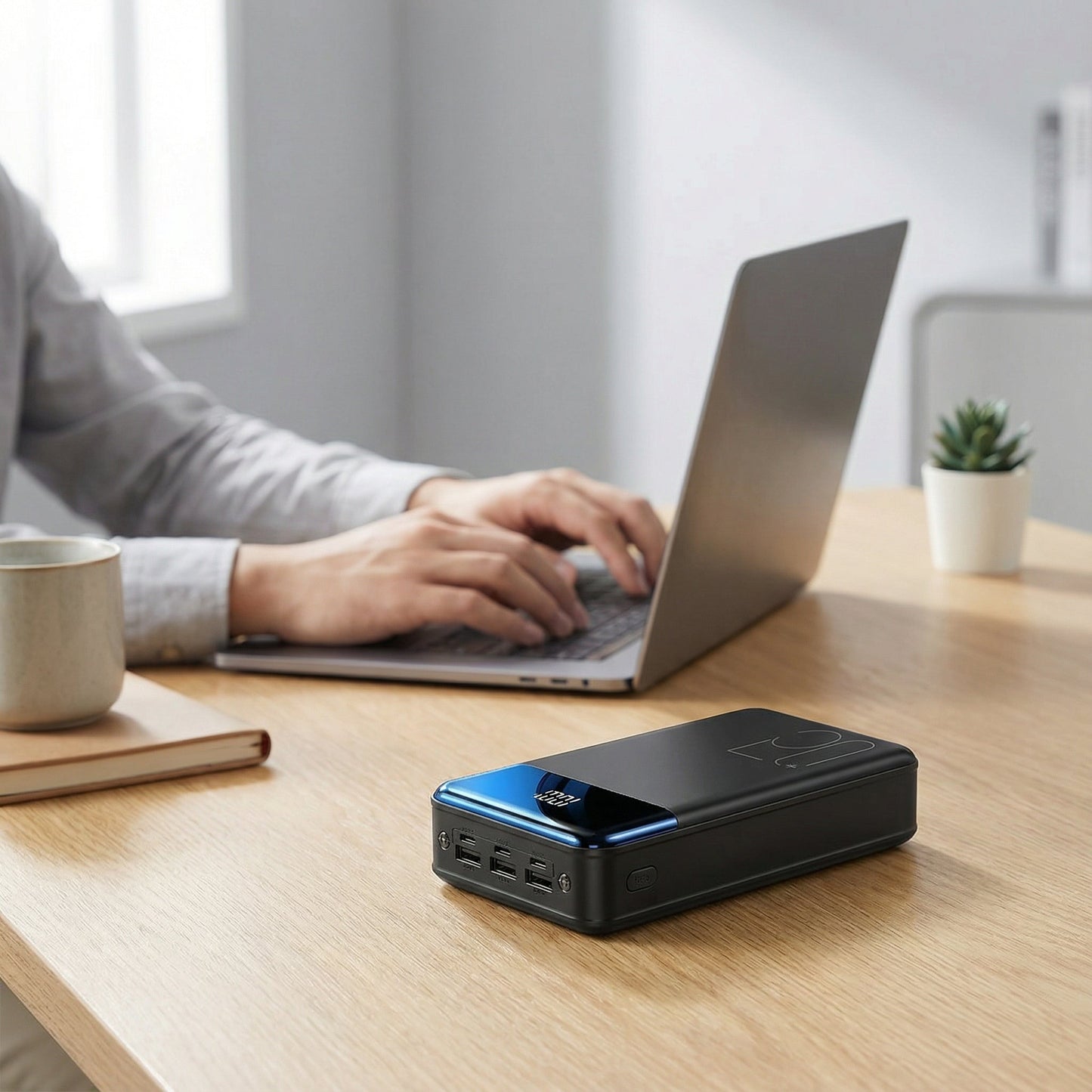 Power Bank 100.000 mAh | Caricabatterie Portatile con Display LED | Ricarica Rapida per Cellulare e Dispositivi Elettronici 9