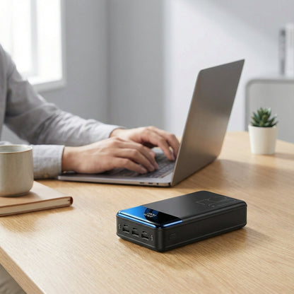 Power Bank 100.000 mAh | Caricabatterie Portatile con Display LED | Ricarica Rapida per Cellulare e Dispositivi Elettronici 9