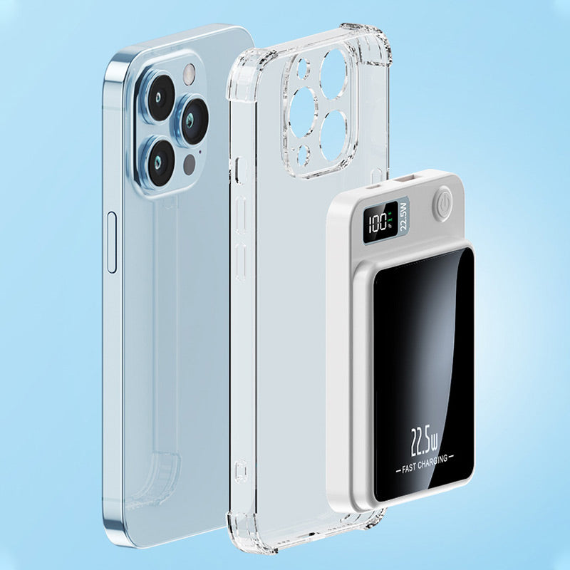 Powerbank 20000 mAh Snelle en Draadloze Oplading - LuxCharge Elite