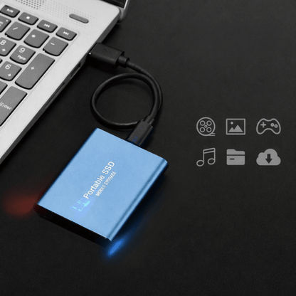 SSD Portatile 512GB USB-C Trasferimento Ultra Veloce