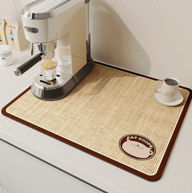 Fast-Drying Dish Drying Mat — Highly Absorbent Kitchen Mat 12