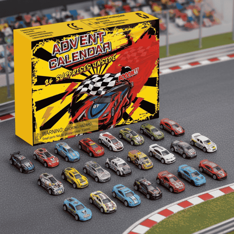 SpeedCount Racing Car Advent Calendar — 24 Daily Surprises Kids 1