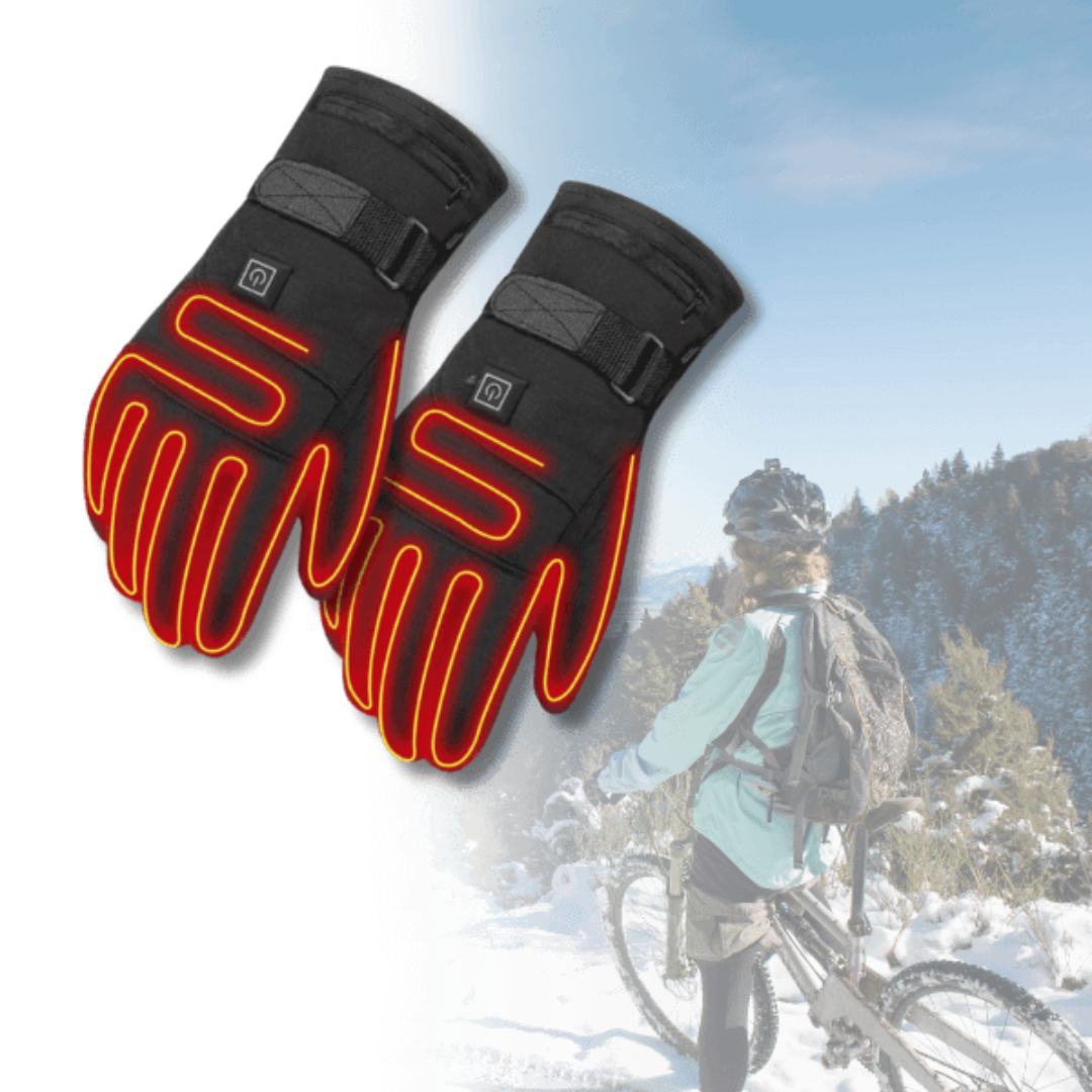 Rechargeable Heated Gloves Waterproof — 3 Heat Settings Outdoor 1