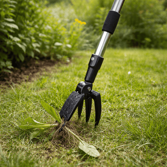 Estirpatore Erbacce Ergonomico Verticale in Acciaio 122 cm