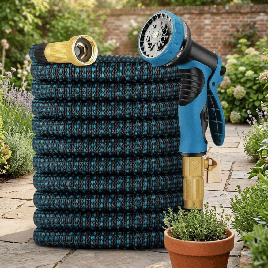 Uittrekbare Tuinslang van 100 Voet - Flexibel en Duurzaam voor Irrigatie