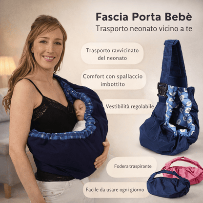 Verstelbare Katoenen Draagzak voor Baby's - Comfort en Ondersteuning