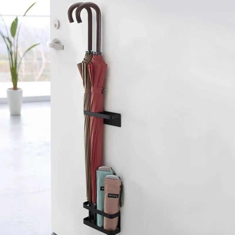 Robo Wall-Mounted Umbrella Stand — No-Drill Minimalist Design 1