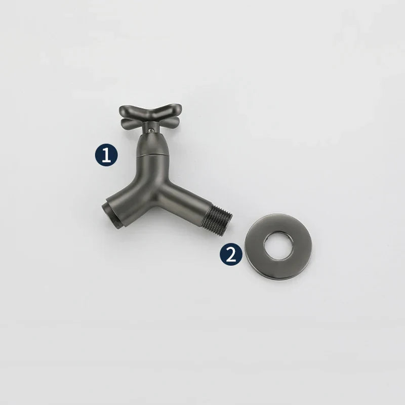 Moderne Muurkraan van Messing voor Keuken en Badkamer - Elegante en Duurzame Ontwerp