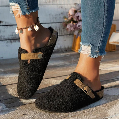 Contrortluxe Sheepskin Wool Slippers – Winter Comfort 10