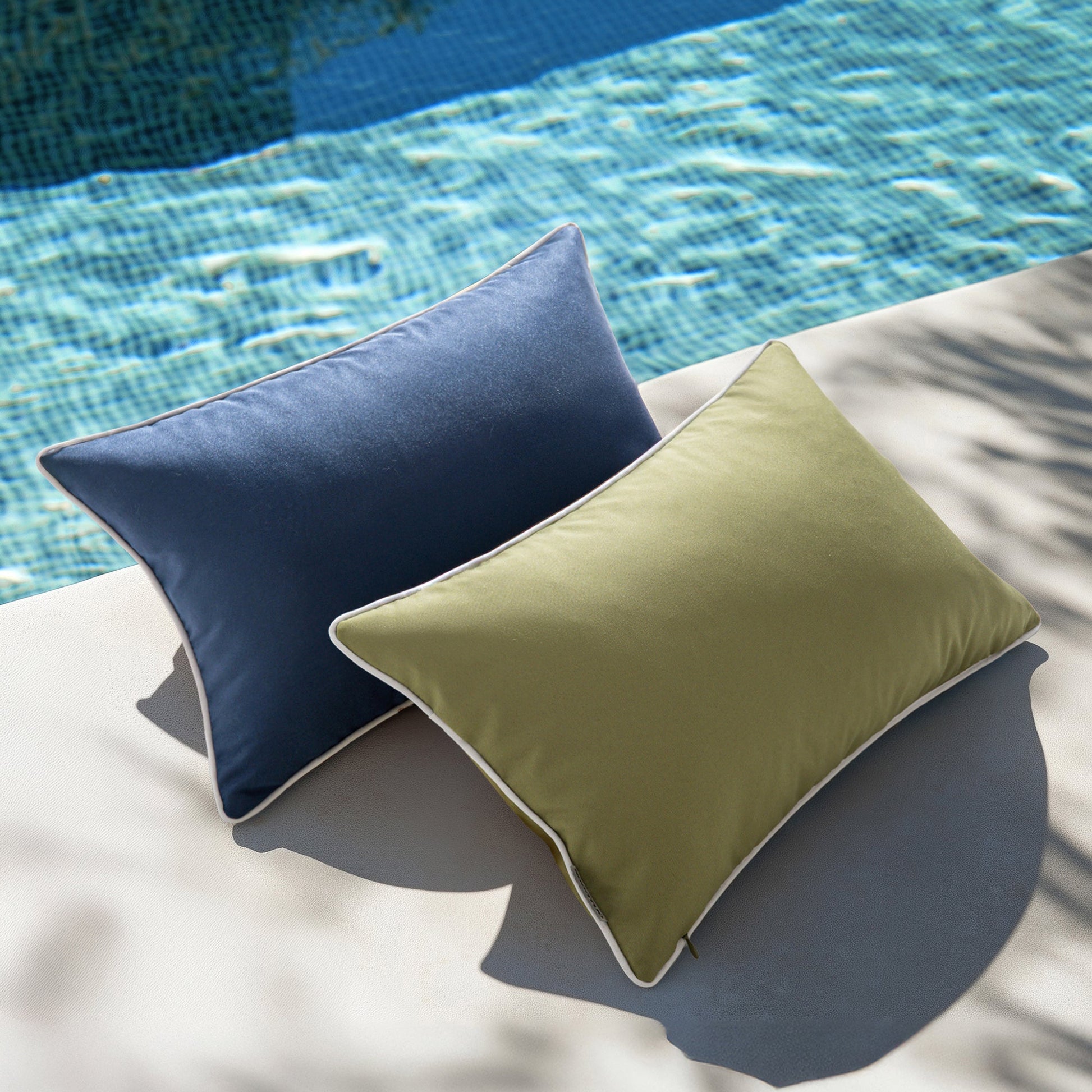 WHITELIVA Decorative Outdoor Cushion Covers Patio Garden 45x45cm 3