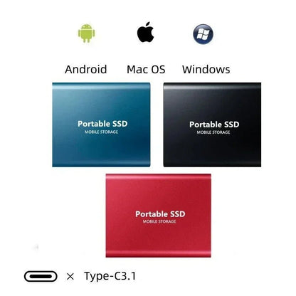 SSD Portatile 512GB USB-C Trasferimento Ultra Veloce