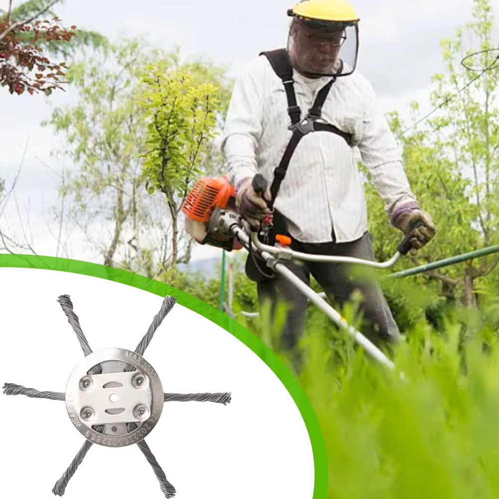 Universal Steel Trimmer Head — Weed & Moss Removal Garden Tool 5