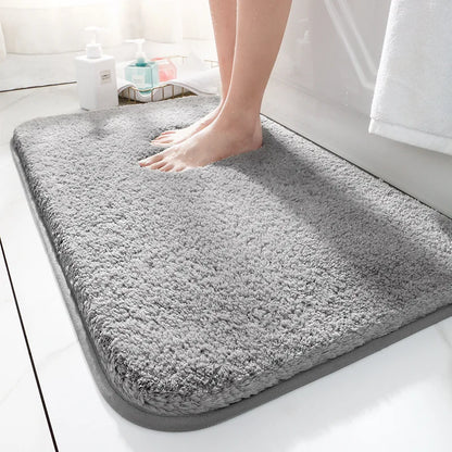 Extra Thick Microfiber Bath Mat with Non-Slip Base — Soft & Absorbent 7