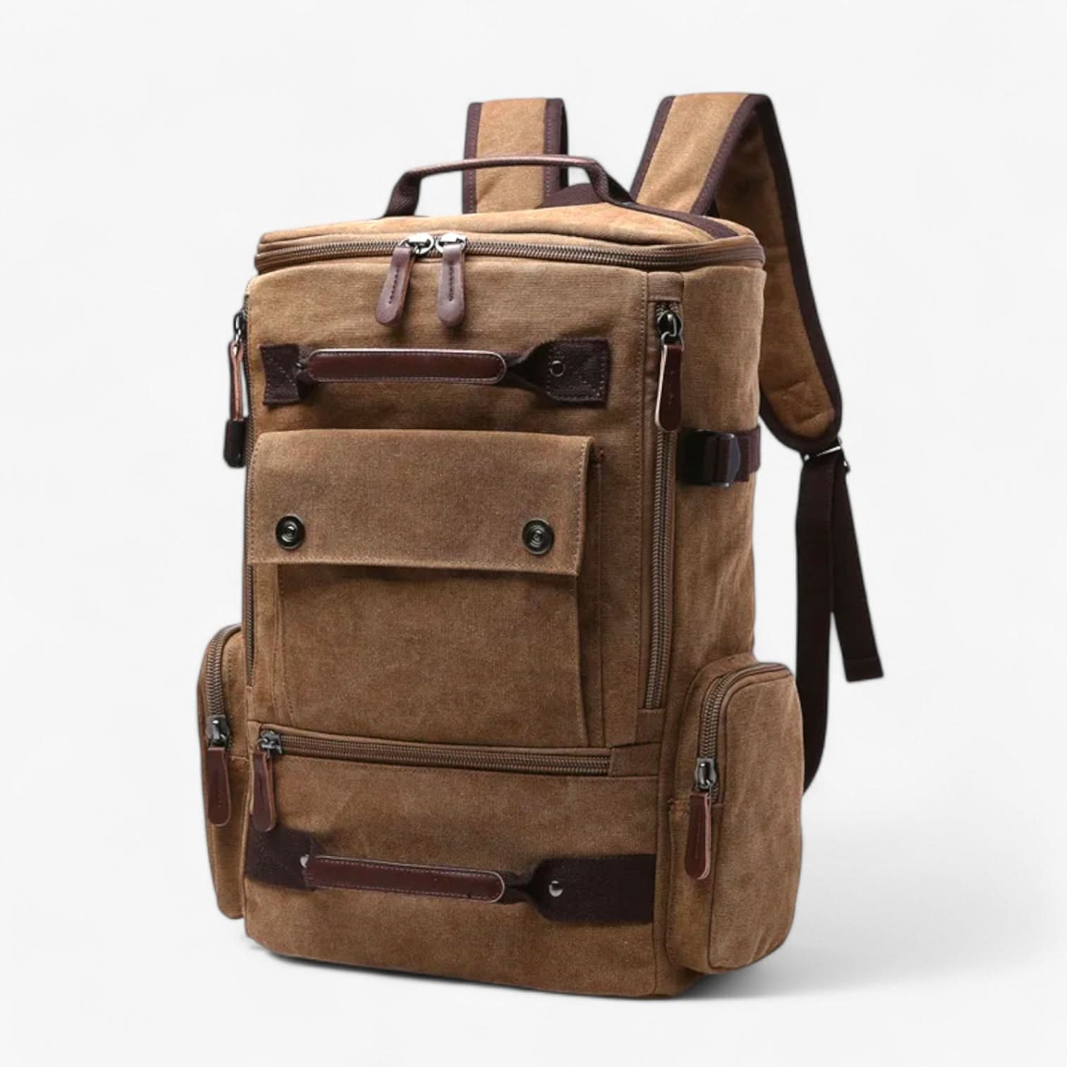 Vintage Canvas Backpack with 15" Laptop Compartment — 55L 10