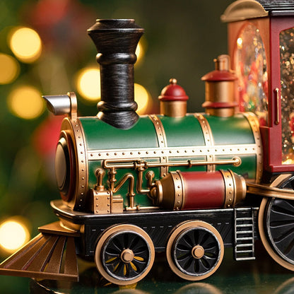 Santa Claus Christmas Train Music Box — Snow & 8 Songs 6