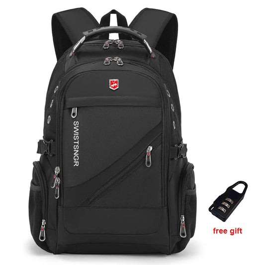 Waterproof 17" Laptop Backpack — Anti-Theft USB 36-55L Travel Bag 1