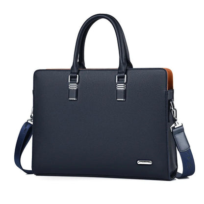 Portaro Men's Leather Laptop Bag — Elegant & Spacious 15" 4