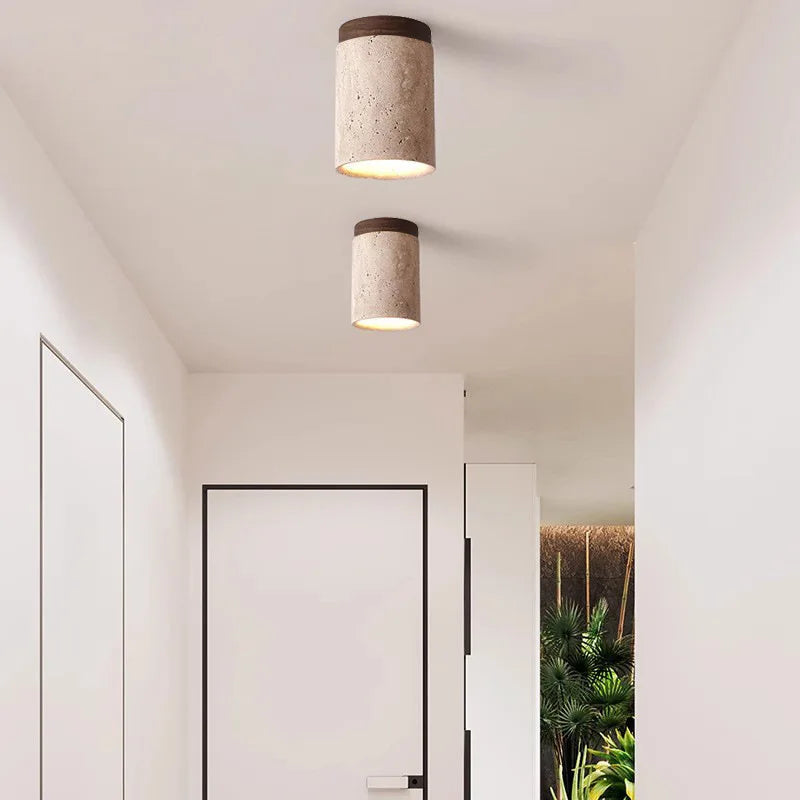 ÉclatPierre LED Recessed Wall Light in Natural Travertine 3