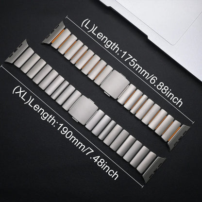 Aurex Titanium Band per Apple Watch con Chiusura Magnetica