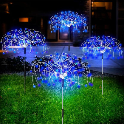Lampada Solare da Giardino Fuochi d'Artificio LED Impermeabile