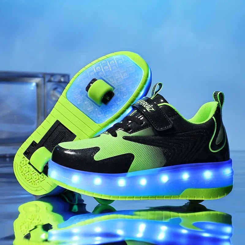 Sneakers con Rotelle LED per Bambini Luminose