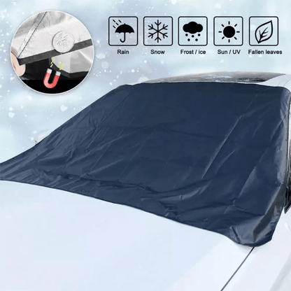 Magnetic Windshield Cover Car — Frost, Snow & Sun Protection 11