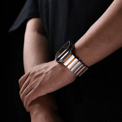 Aurex Titanium Band per Apple Watch con Chiusura Magnetica