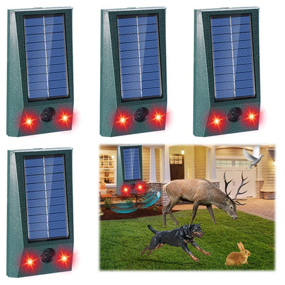 Solar Ultrasonic Bird Repeller with LED & Motion Sensor IP58 1
