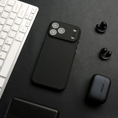 Cover iPhone in Pelle Ibrida con MagSafe e Protezione Obiettivo